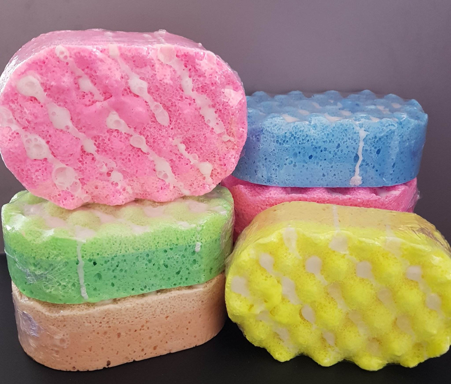 Exfoliating Soap Sponges - Full Sponges