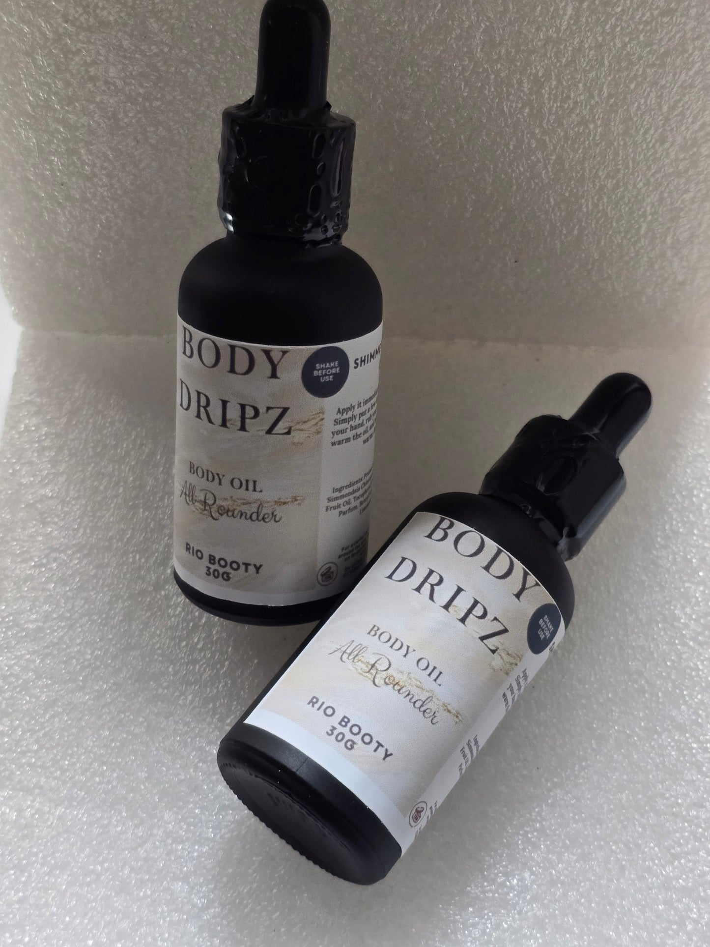 Body Dripz Shimmering Body oil Dropper Bottle - Nourishing