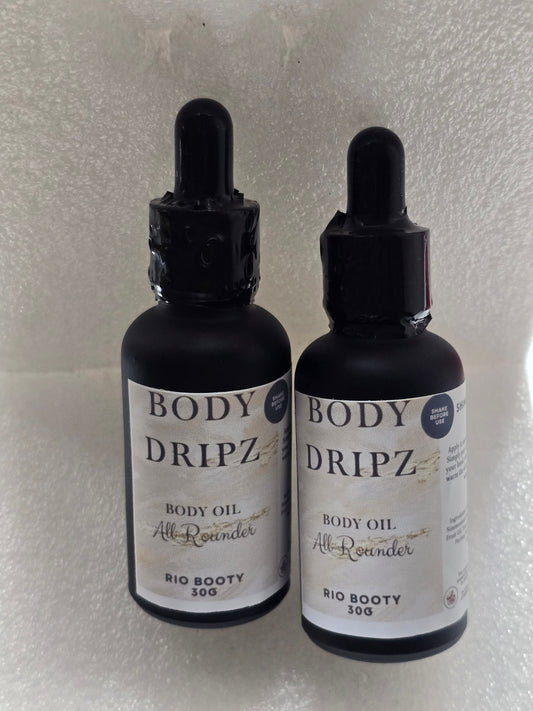 Body Dripz Shimmering Body oil Dropper Bottle - Nourishing